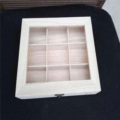 Tea box with plexiglass lid