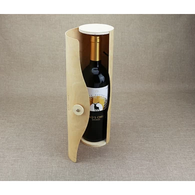 cheapest birch wood veneer box packaing wine bottle,chocolate,Christmas gift