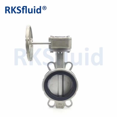 4 10 inch ptfe type Ductile Iron cast iron stainless steel wafer butterfly valve price list