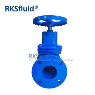 ANSI AWWA C509 cast iron DI resilient seated water flange gate valve price 4 inch