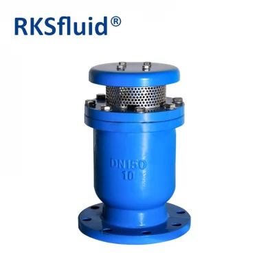 ANSI DIN Cast Ductile Iron SS304 SS316 Threaded Flange End Combination kinetic Air Release Valve PN16