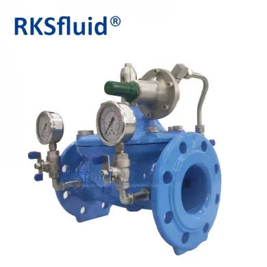 ANSI water pump control valve PN16 ductile iron pressure reducing relief control valve customizable