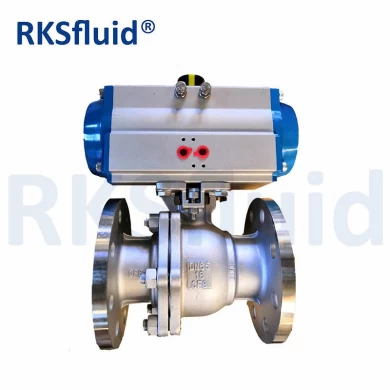 API 2PC / 2PC Body Trunnion Ball Valve with Flange