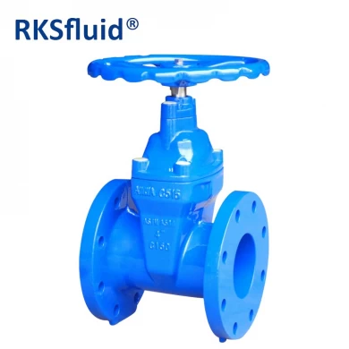 AWWA 4 inch dn100 PN16 flanged resilient seated gate valve prices