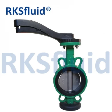 Alibaba Express Handle Manual Wafer Center Butterfly Valve D71X-16