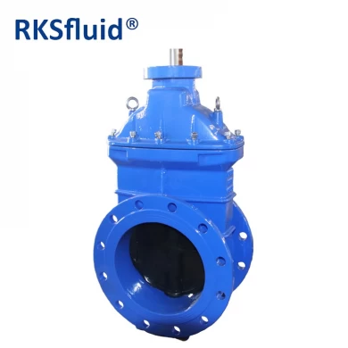BS 5163 DIN F4 ductile iron manual resilient seated by pass flange gate valve dn150 for sewage PN10 PN16