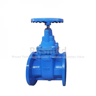 BS EN DN150 Ductile Cast Iron Metal Seated Flange Gate Valve PN16 PN25 for water