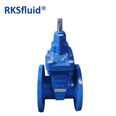 BS EN High quality ductile iron WCB dn100 pn10 rising stem metal seated gate valve with CE