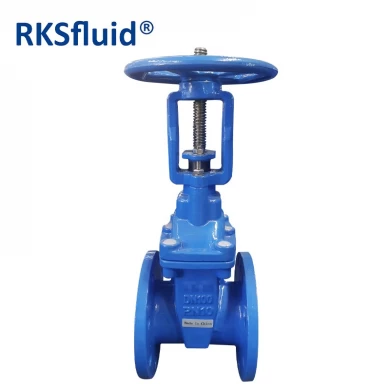 BS EN High quality ductile iron WCB dn100 pn10 rising stem metal seated gate valve with CE
