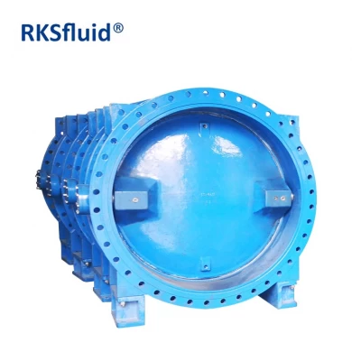 BS EN SS304 SS316 seat EPDM disc sealing stainless steel body ductile iron double eccentric butterfly valve