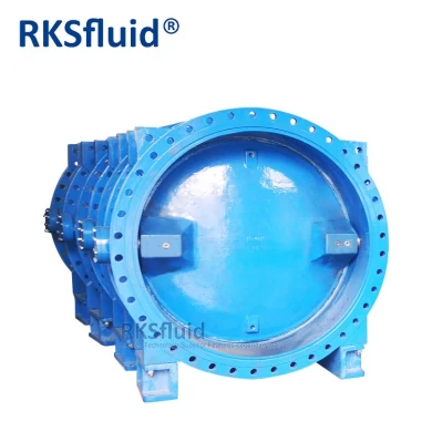 BS EN ductile iron EPDM disc mining double eccentric Flange butterfly valve SS304/SS316 seated DN1800 PN16