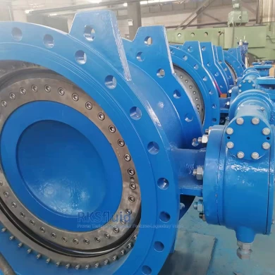 BS en Ductile Iron EPDM Mining Disc Double Excentric Flance Butterfly Valve SS304/SS316 Сидя DN1800 PN16