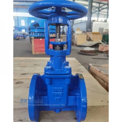 BS5163 DN100 ductile iron rising stem resilient seated flange gate valve PN10 with factory prices