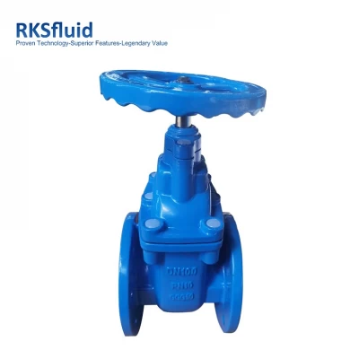 BS5163 pn10 pn16 Ductile iron hand wheel wedge Metal Seated Flange Gate Valve SS316 can be customized