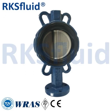 Best supplier hand lever wafer type epdm seat dn100 butterfly valve