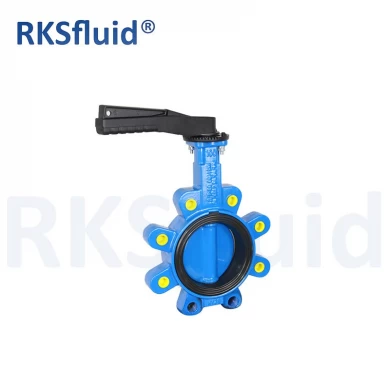 Cast Iron Flange Type Lug Wafer Butterfly Valve Manual Rubber Seal Pneumatic Butterfly Valves