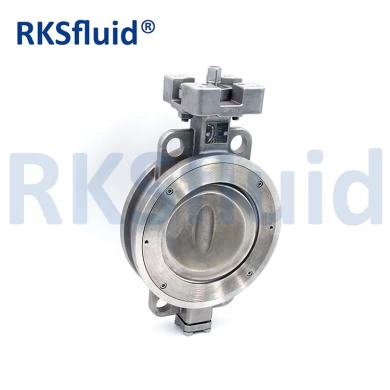 China Chinese DN150 high performance double eccentric WCB CF8M CF8 butterfly valve