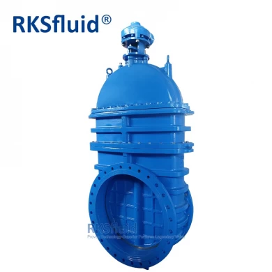 Fabricante de China RKSfluid Equipo de aceite de marca RKSfluid Iron Ductil BS5163 Válvula de puerta asentada de metal PN16 Price de 8 pulgadas