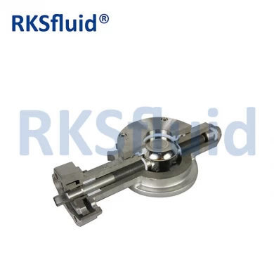 China chinese Rksfluid DN50 double eccentric high performance butterfly valve WCB