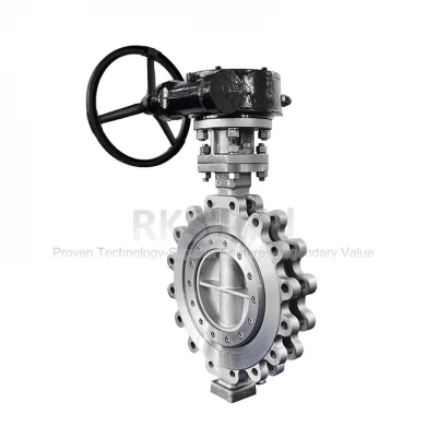 Chinese Industrial Desalination butterfly valve API 609 Lug type Triple Eccentric Butterfly Valve dn400