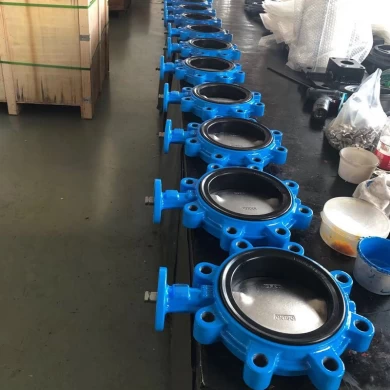 Chinese Manufacturer Wholsales Price Lug Type Resilient Seat Butterfly Valve Drawing and Price