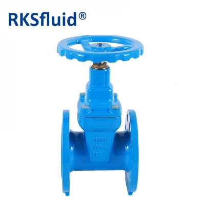 Chinese gate valve ductile iron carbon steel DN80 DN150 water flange gate valve PN16 cast iron valve for HDPE pipe