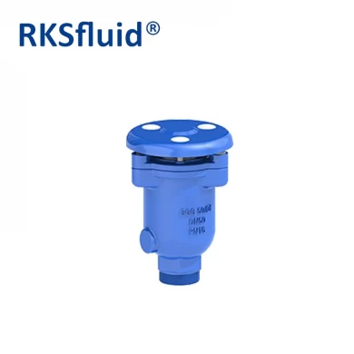 Chinese valve prices PN16 SS304 SS316 ductile iron DN50 2" threaded air release valve in Water