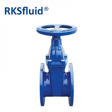 DIN F4 DN50 GGG50 Ductile Iron 4 Inch Water Flange Type Soft Seal Gate Valve