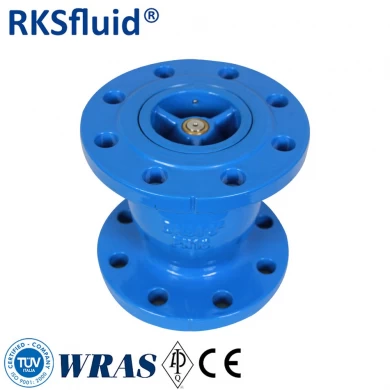 DIN stainless steel vertical new design non-slam check valves DN80 3inch cast ductile iron flange nozzle check valve
