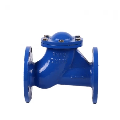 DN100 4" ductile iron PN16 threaded and flanged ball check valve non-return check valve