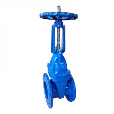 DN150 DN300 PN10 16 Ductile iron metal seal rising stem gate valve for water oil and gas