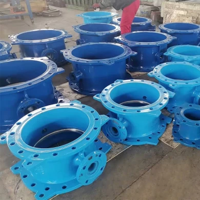 DN1800 PN16 Double Eccentric Butterfly Valve