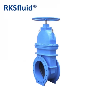 DN50-DN300 PN10 16 EPDM Ductile Iron Flange Soft Seal Gate Valve with CE