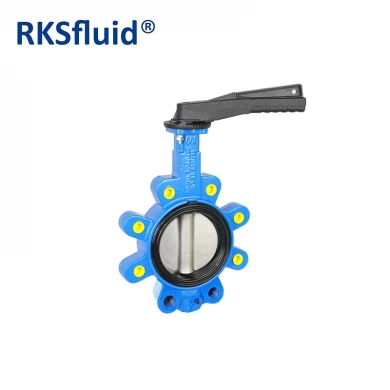 Ductile iron DI butterfly valve butterfly BS standard