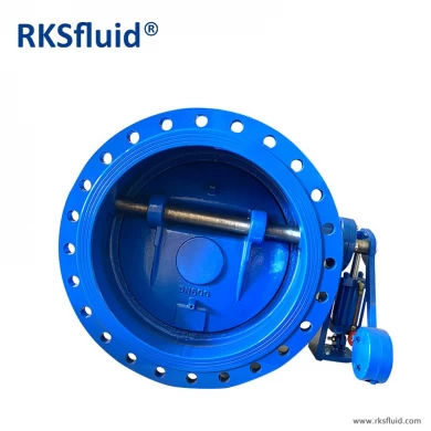 EN1092-2 Tilting Valve DN600 Ductile Iron Flange Connection Tilting Butterfly Type Check Valve PN16 with Counter Weight