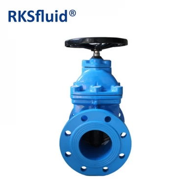 Excellent Corrosion Protection BS5163 Ductile lron Double Flanged Resilient Seat Gate Valves