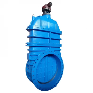 Factory Sluice Water Gate Valve DIN F4/F5 Metal Seated Ductile Cast Iron Gate Valve CAD Drawings