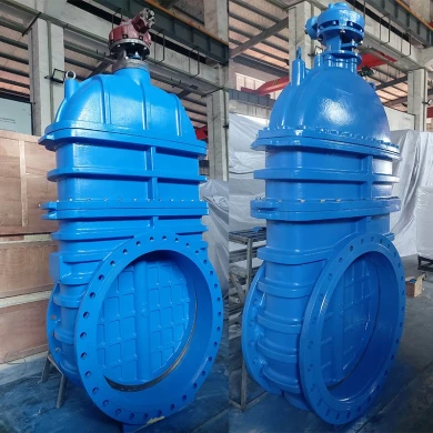 Factory price DN1000 pn16 ductile iron metal seated gate valve