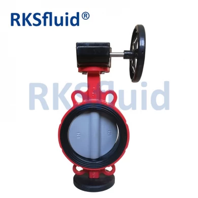 Flanged End Solenoid Pneumatic Actuator EPDM Lined Industrial Control Double Flange Center Line Butterfly water Valve