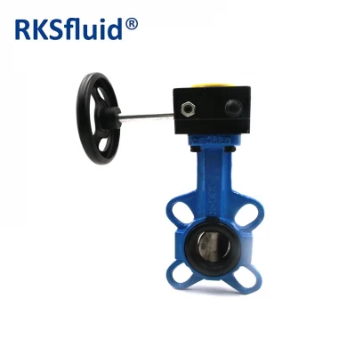 Grooved butterfly valve with tamper switch gearbox