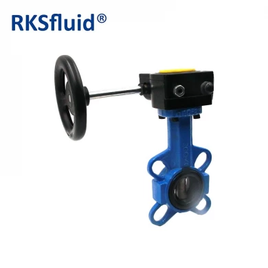 Grooved butterfly valve with tamper switch gearbox