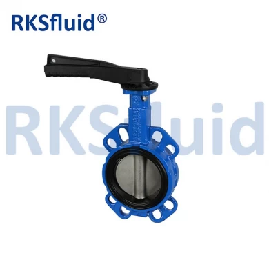 Hand operated cast iron butterfly valve no pin without pin