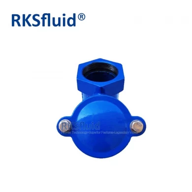 Válvula de alta calidad sin retorno DN100 PN16 Válvula de retención de bola de hierro dúctil con brida roscada para aguas residuales para aguas residuales