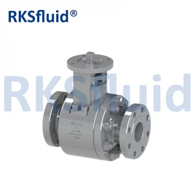 High temperature ball valve for chemical fiber applications