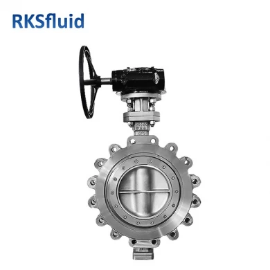 Industrial Butterfly Valve manufacturer CF3 150LB Stainless Steel Flange Triple Offset Butterfly Valve 20in
