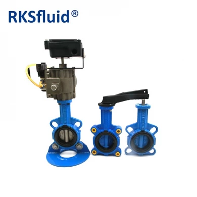 Laug type butterfly valve manual adjustment butterfly valve disc