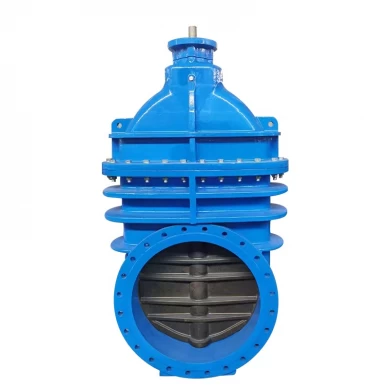 Made in china water valve PN10 PN16 BS5163 resilient seated soft seal flange ductile iron gate valve