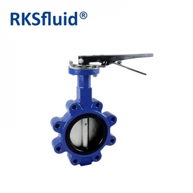 Manufacturing Ductile Cast Iron Wafer/Lug Type Manual Butterfly Valve Price