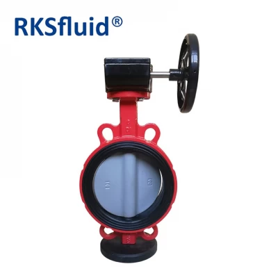 PN10/16 Ductile Iron EPDM Seat Wafer/Lug Type Lever Type Resilient Butterfly Valve