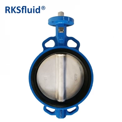 PN16 Class150 wafer type butterfly valve stainless steel with handle lever for water oil gas